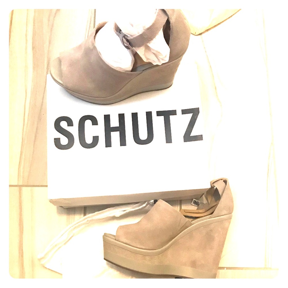 Schutz wedge shoes